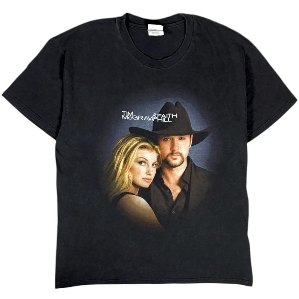 Vintage Tim McGraw Faith Hill Soul 2 Soul Tour 2000 Band T Shirt